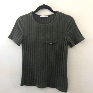 Zara knit top shirt Sz med